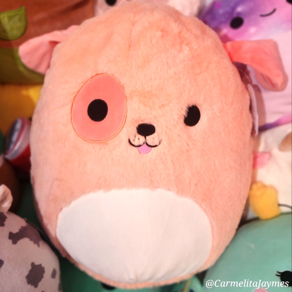 DRELLA 🐶 Orange Dog FuzzAMallow Original Squishmallow by Kelly Toy ☆》NWT《☆